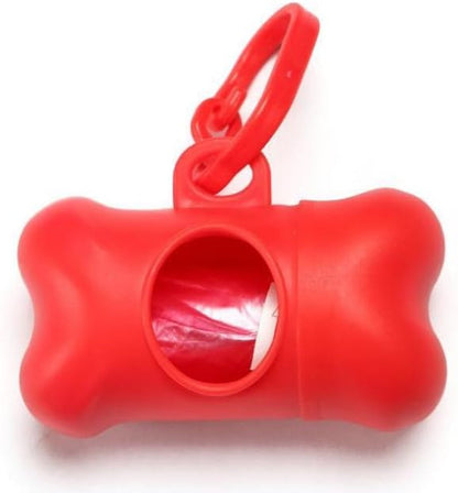 5 PCS Bone Shaped Poop Bag Dispenser (Random Color) | Pet Waste Disposal Bag Dispenser with Waste Bag4