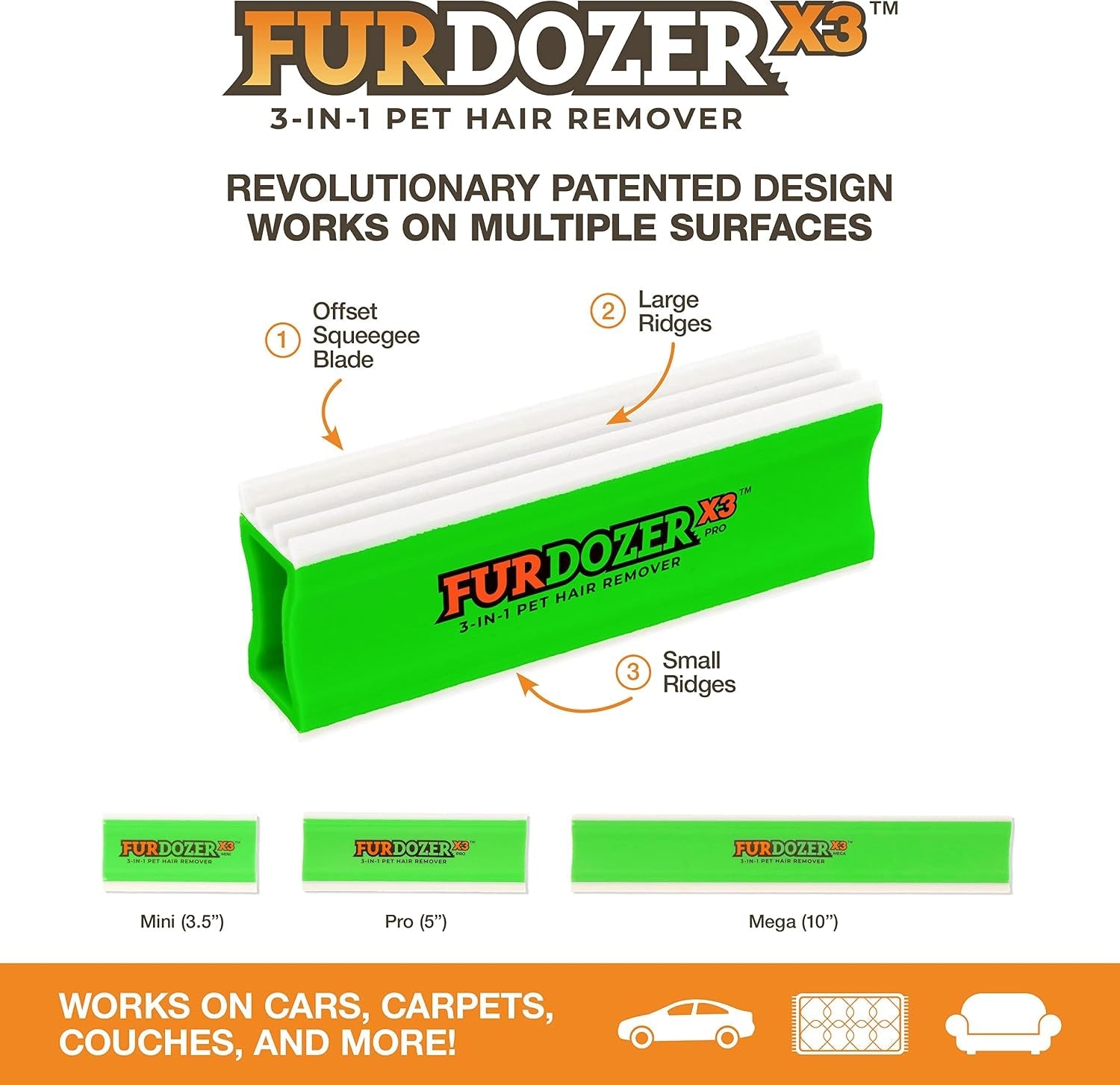 furdozer-pet-hair-remover-auto-detailing-tools-cat-dog-hair-remover-for-carpets-car-interiors-couches-bedding-pet-furniture-green-2-pack-x3-pro