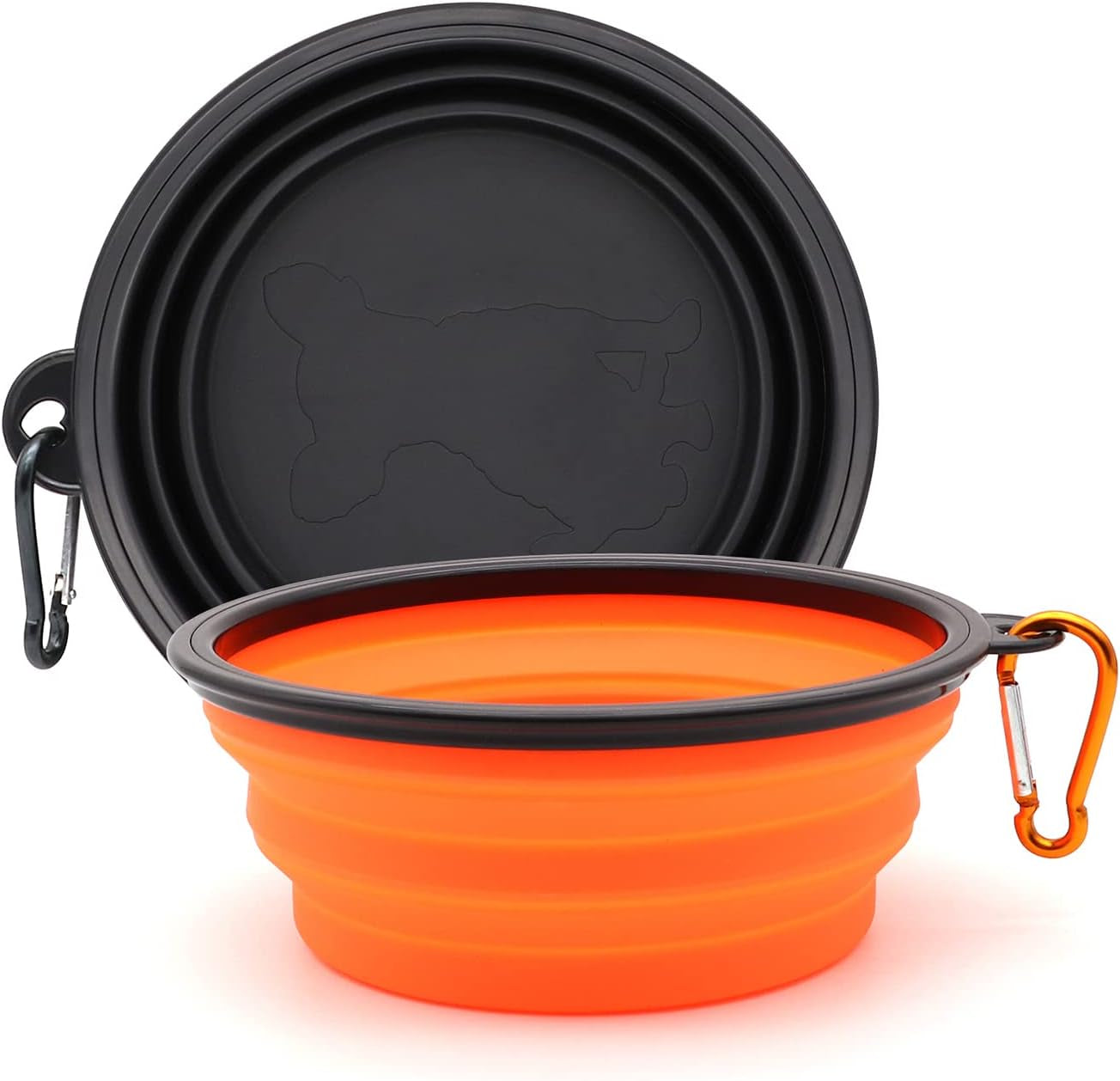 2-pack-small-dog-travel-bowl-collapsible-bowls-for-dogs-foldable-cat-water-bowl-portable-pet-feeding-watering-traveling-dish-black-orange