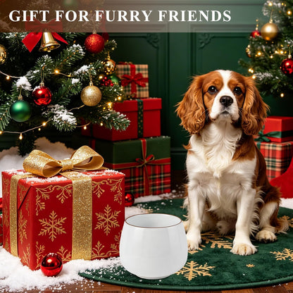 2 Pack 37 Oz Long Ear Dog Bowl, Ceramic Dog Water Bowls for Spaniel Cocker | Long Eared Dog Bowl No Spill Water and Food Pet Bowls for Spaniel Cocker Beagle Bassett Hound7