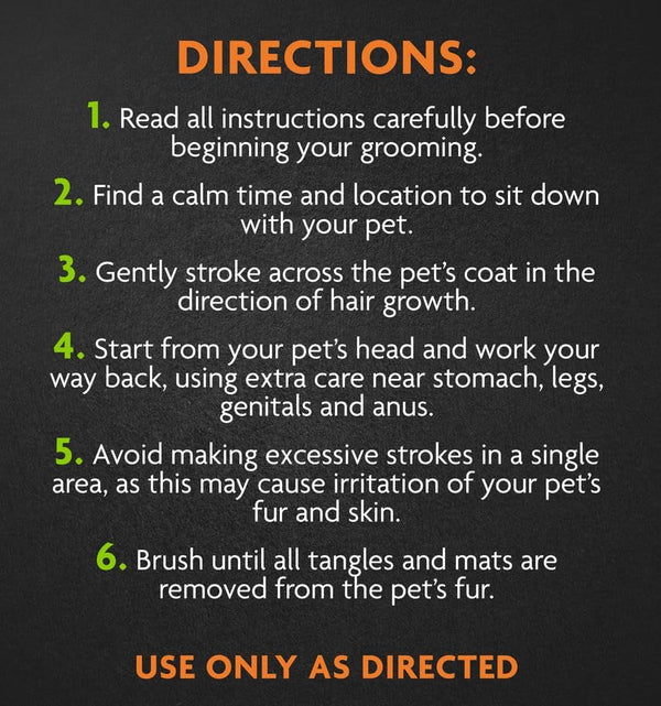 Furminator Dog/Cat Grooming Rake, Grooming Tool, Removes Loose Hair and Tangles, Gray | Removes Loose Hair & Tangles, Rotating Metal Teeth Help Prevent Mats, Use Daily to Maintain a Healthy Coat8