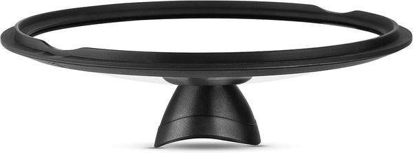 Fry Pan Lid, in Tempered Glass | Durable Tempered Glass, Oven Safe to 320°F (160°C), Now with a Precision Steam Release Vent Integrated into the Silicone Rim2
