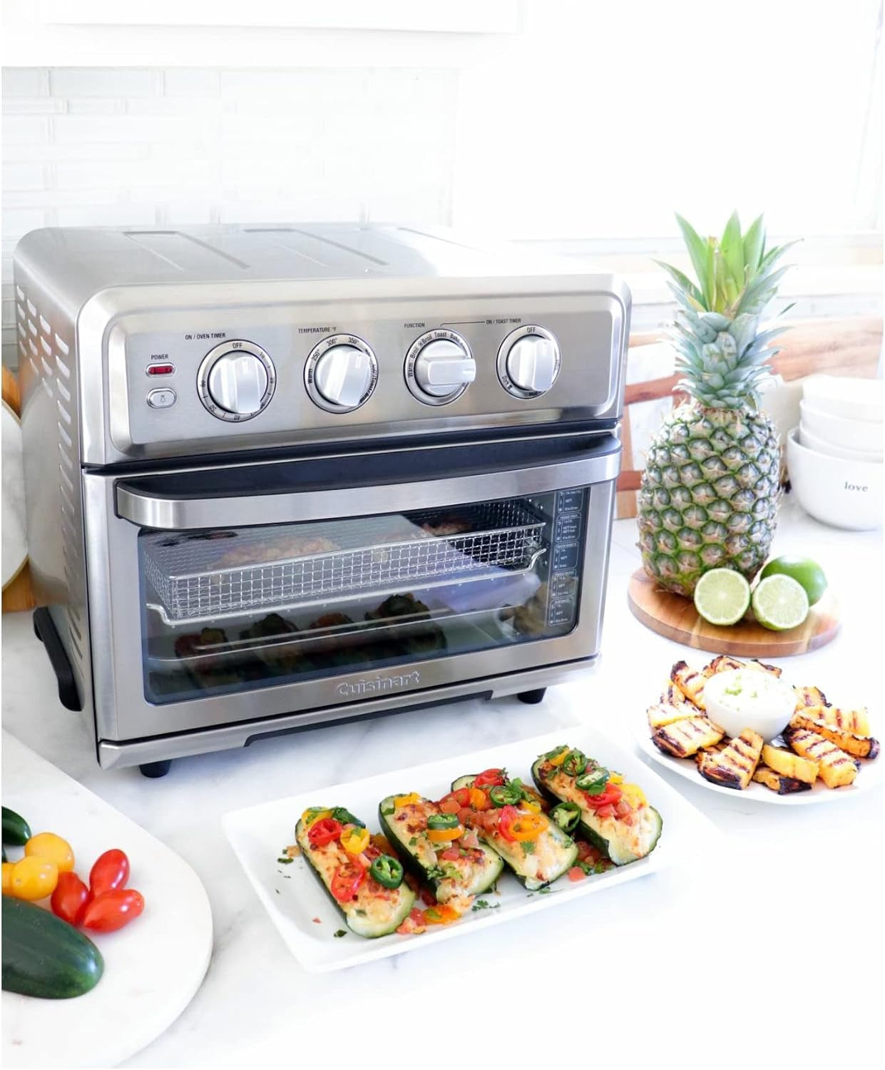 air-fryer-convection-toaster-oven-8-1-oven-with-bake-grill-broil-warm-options-cpt-122bk-2-slice-compact-plastic-toaster-black