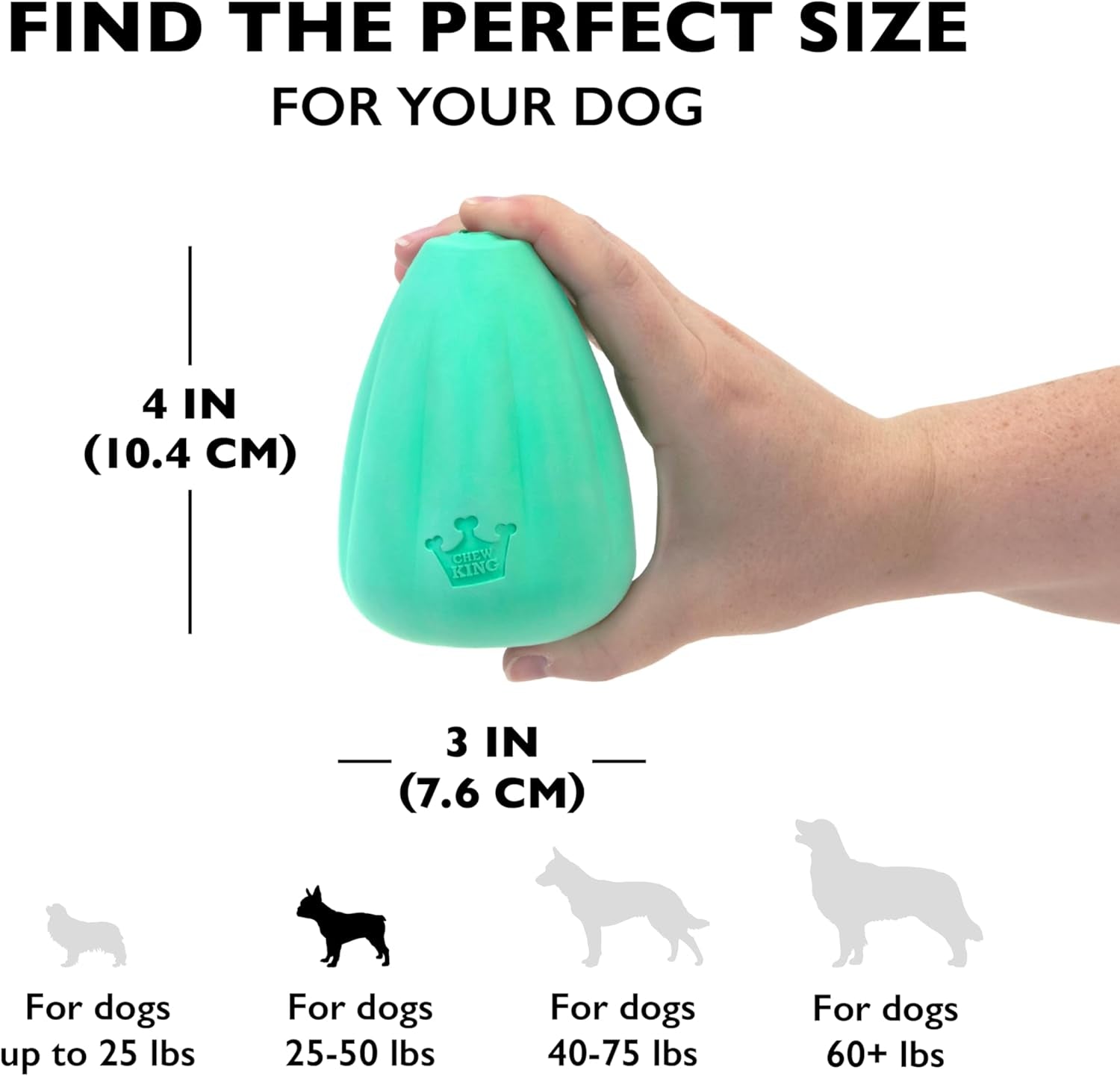chew-king-by-mammoth-premium-treat-dispensing-dog-toy-durable-natural-rubber-chew-toy-safety-air-vent-interactive-enrichment-toy-for-aggressive-chewers-large-pack-of-2-teal