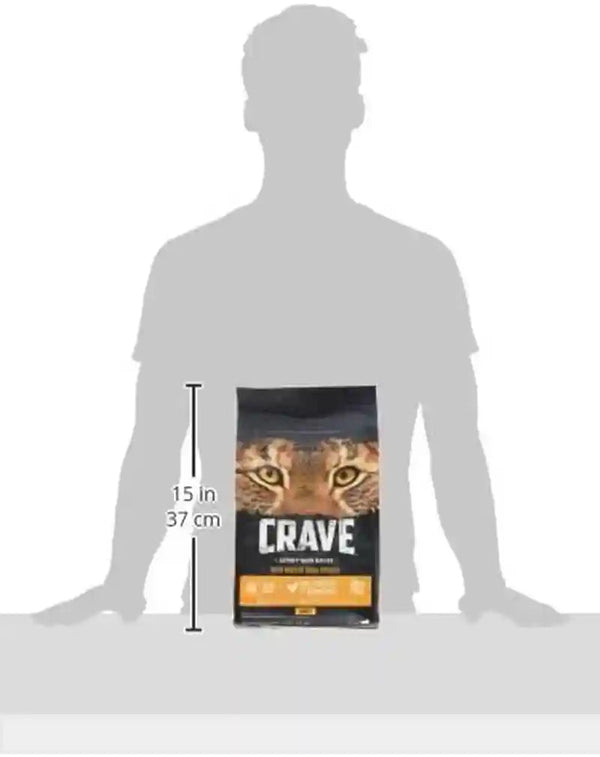 CRAVE Grain Free High Protein Natural Adult Dry Cat Food, Chicken, 4 Lb | Real Chicken #1 Ingredient, 40% Protein, No Chicken By-Product Meal, No Corn, Wheat or Soy, Complete & Balanced3