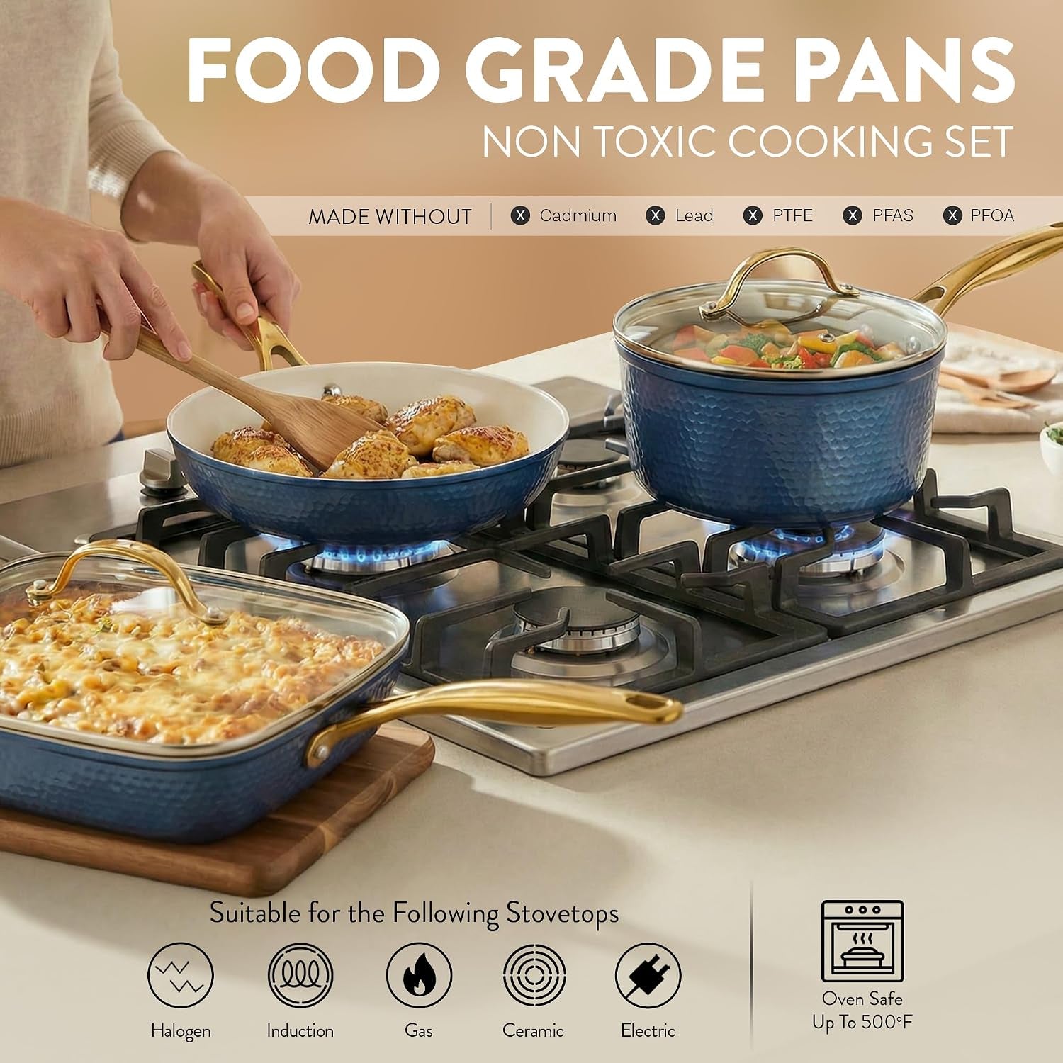 hammered-20pcs-ceramic-cookware-set-induction-pots-and-pans-set-non-stick-with-deep-fry-pan-steamer-bakeware-non-toxic-pfoa-pfos-free-oven-dishwasher-safe