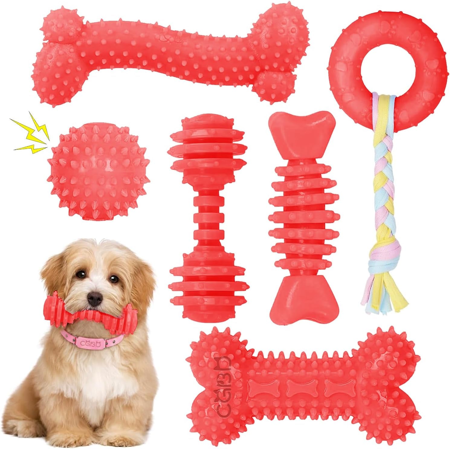 puppy-toys-6-pack-dog-chew-toys-for-puppy-cute-pink-small-dog-toys-puppy-teething-toys-for-puppies-soft-durable-interactive-chew-toy-for-small-dogs