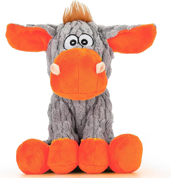 Loncoldy Plush Chew Toys for Large Dogs, Tough Crinkle Stuffed Animal Squeaky Interactive Toys for Small Medium Large Dogs, Keep Them Busy, Big Pet Toys9