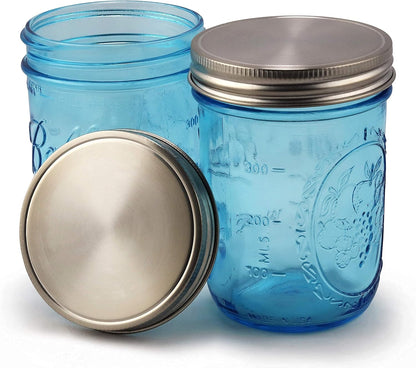 316 Surgical Stainless Steel Mason Jar Lids WIDE Mouth - Rust-Proof, Airtight, Leak-Proof, Bpa-Free, Pvc-Free, Vegan, Reusable - Not for Canning6