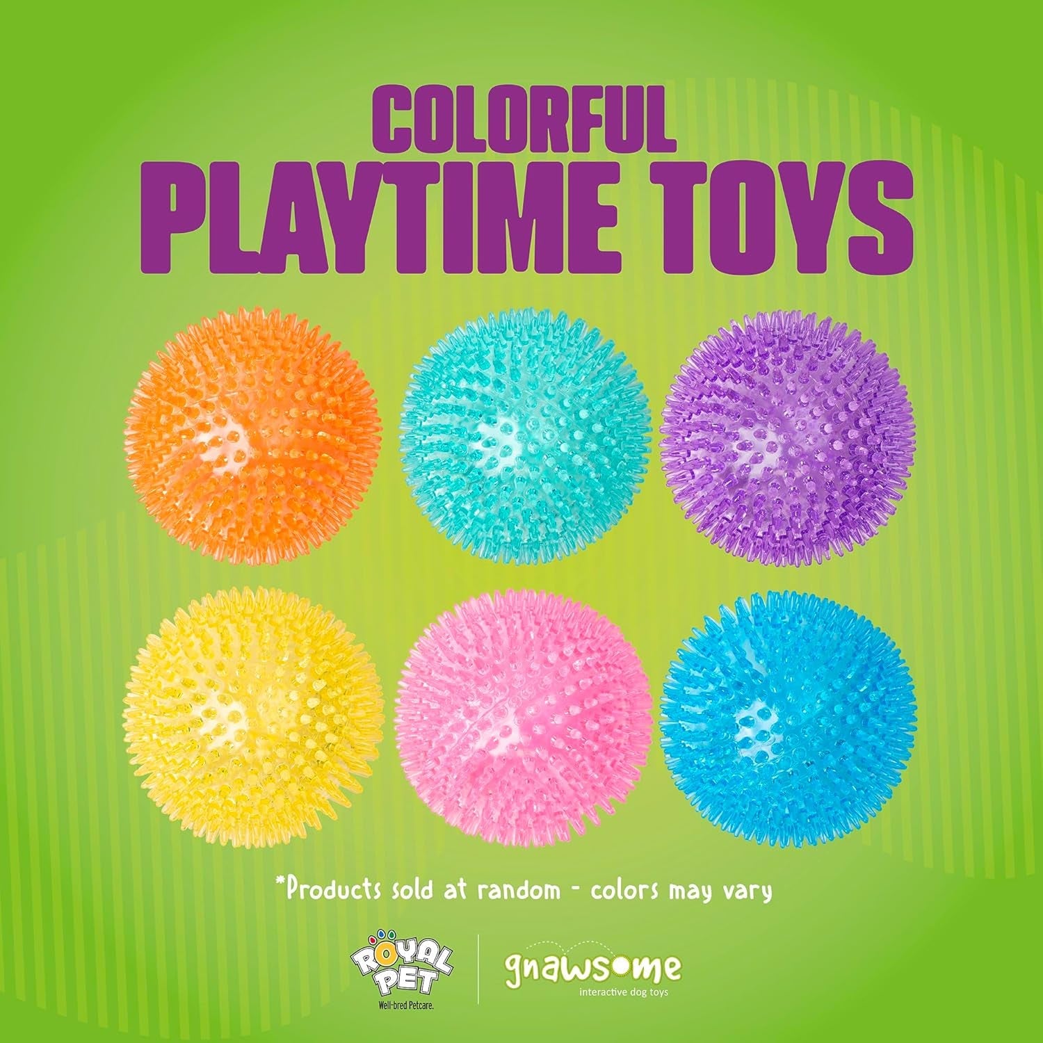 gnawsome-medium-squeaker-ball-dog-toy-medium-3-5-colors-will-vary-all-breed-sizes