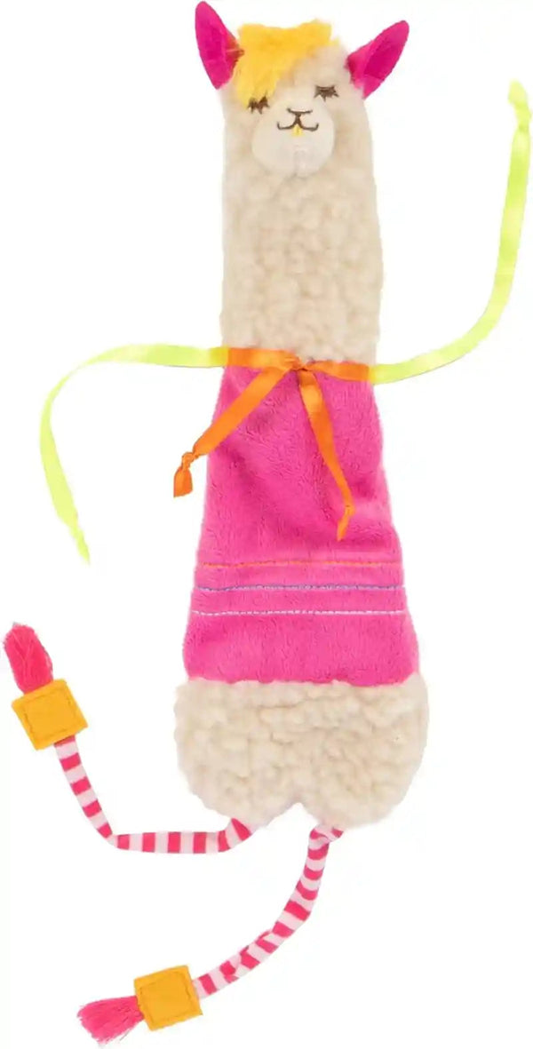 Smartykat Leggy Llama Catnip Crinkly Plush Kicker Cat Toy, Soft Floppy Body for Wrestling & Bunny Kicks for Cats & Kittens1