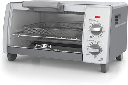 BLACK+DECKER Crisp 'N Bake 4-Slice Air Fry Toaster Oven | Compact Air Fry Toaster Oven Fits 4 Slices or 9-Inch Pizza with Eventoast Technology.1