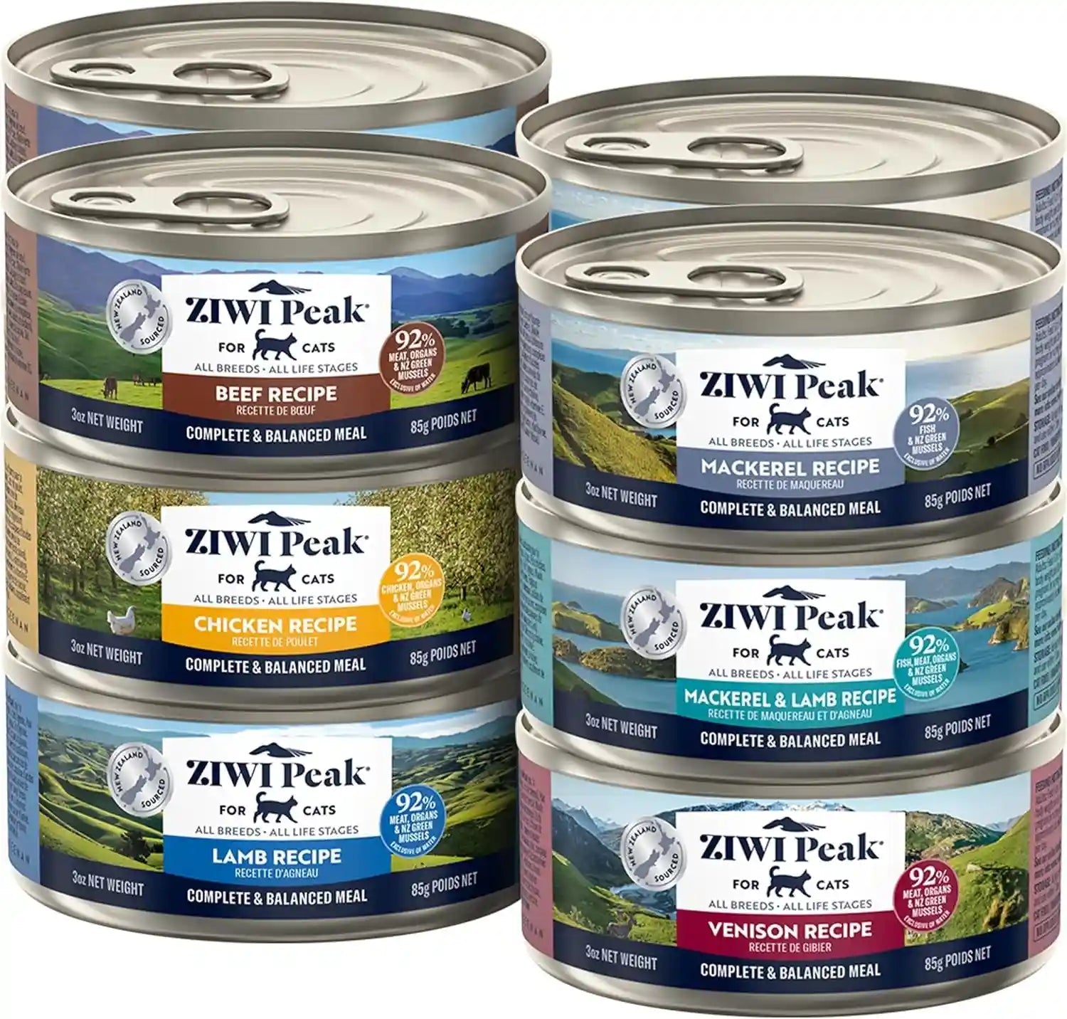 ziwi-peak-wet-cat-food-variety-pack-beef-chicken-lamb-mackerel-lamb-mackerel-venison-6-pack-3oz-each