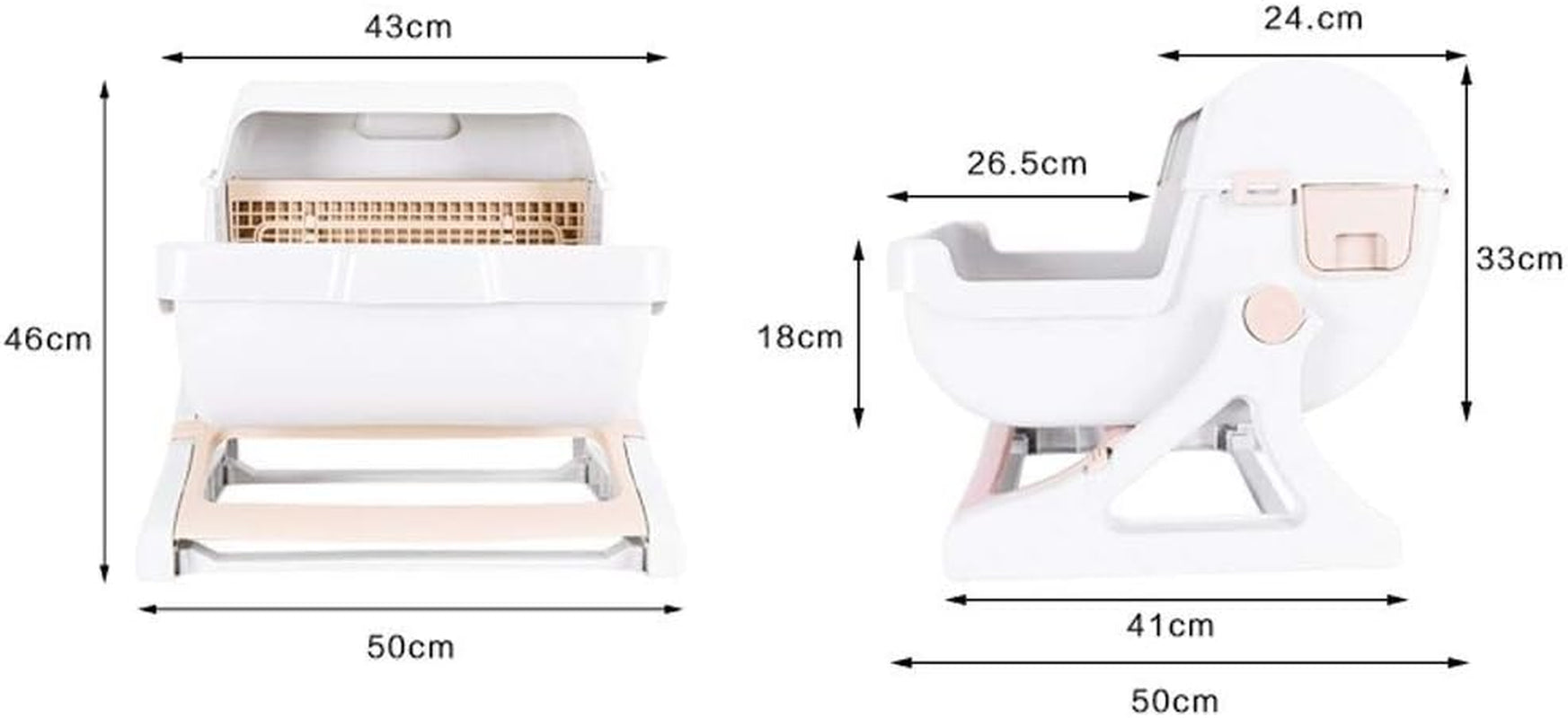 dog-potty-training-toilet-cat-litter-pot-semi-automatic-extra-large-toilet-semi-closed-new-pet-supplies-anti-splashing