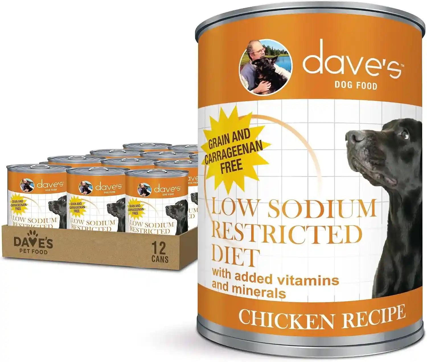 daves-pet-food-bland-diet-dog-food-chicken-rice-sensitive-stomach-easy-to-digest-pate-gluten-free-digestive-care-low-fat-6-limited-ingredients-complete-balanced-13-2-oz-case-of-12