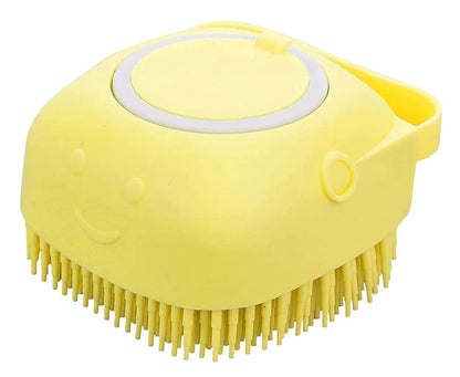 Pet Bath Massage Brush Puppy Dog Cat Grooming Cleaning Soft (Blue)9