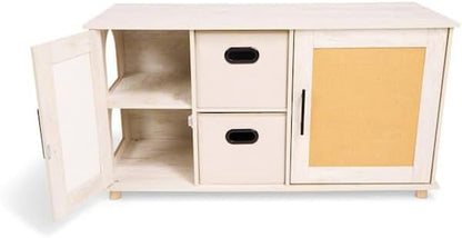 Petco Hidden Litter Box and 2 Cat Condo Cabinet 44.5" L X 18.9" W X 23.6" H7