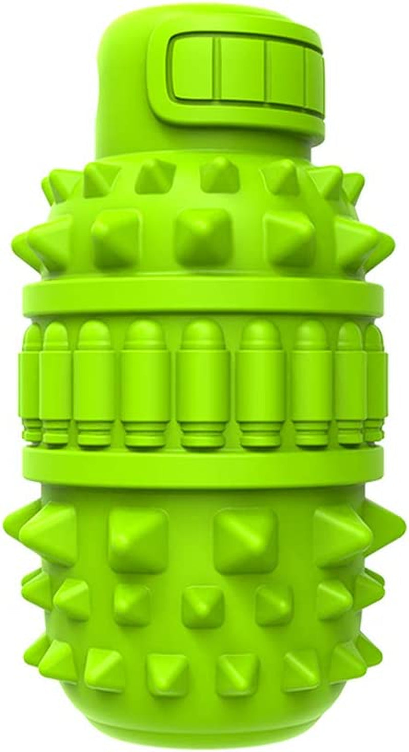piffzedo-dog-toys-for-aggressive-chewers-interactive-natural-rubber-chew-squeaky-toy-for-large-medium-breed-dog-toothbrush-tough-durable-green-large