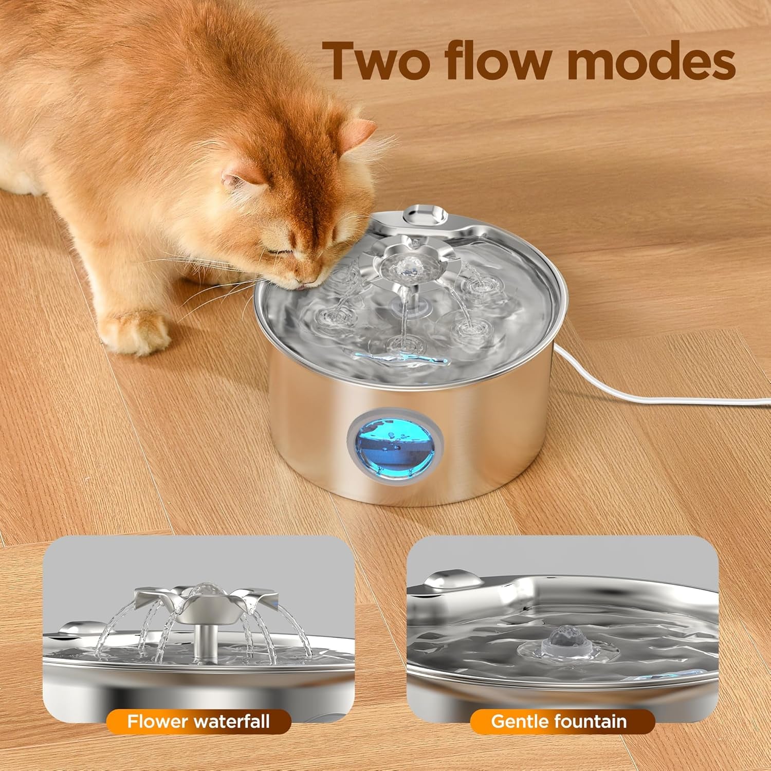 stainless-steel-cat-water-fountain-88oz-2-6l-cat-fountain-for-drinking-pet-water-fountain-for-cats-inside-with-flower-quiet-cats-dispenser-kitty-drinking-fountains-indoor-for-pets-small-animals