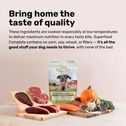 BADLANDS RANCH by Katherine Heigl – Superfood Complete Air-Dried Beef Dog Food – High Protein with Superfoods for Daily Wellness & Consistent Nutrition – 24 Oz8