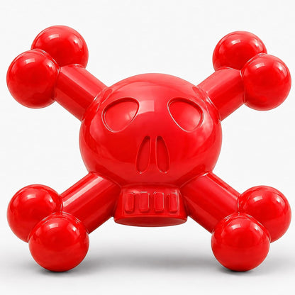Dog Chew Toys for Aggressive Chewers, Durable Nylon Tough Chew Toy for Small & Medium Dogs, Bacon Flavor Skull Dog Toy to Keep Dogs Busy Indoors, Helps Reduce Boredom1