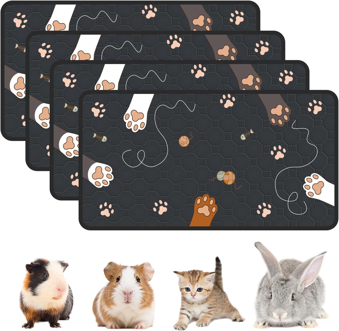2-pack-guinea-pig-cage-liner-24-x-47-reusable-guinea-pig-bedding-washable-absorbent-pee-pads-for-dogs-rabbit-chinchilla-hamster-leakproof-anti-slip