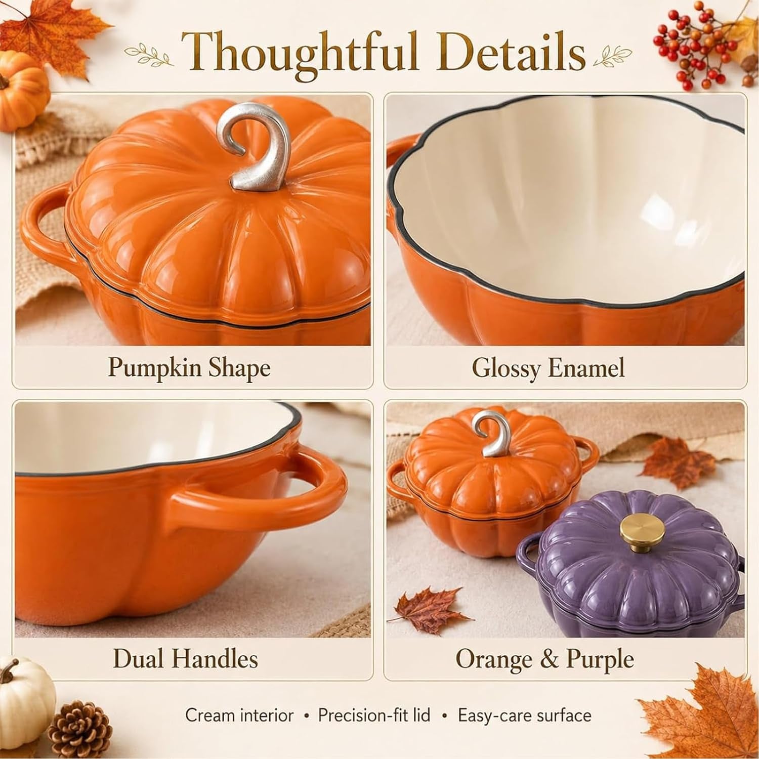 pumpkin-dutch-oven-pot-with-lid-3qt-enameled-cast-iron-pumpkin-pots-purpleb-pumpkin-cocotte-with-dual-handles-soup-pot-serves-2-3-oven-stove-safe-for-cooking-superior-heat-retention-for-soups