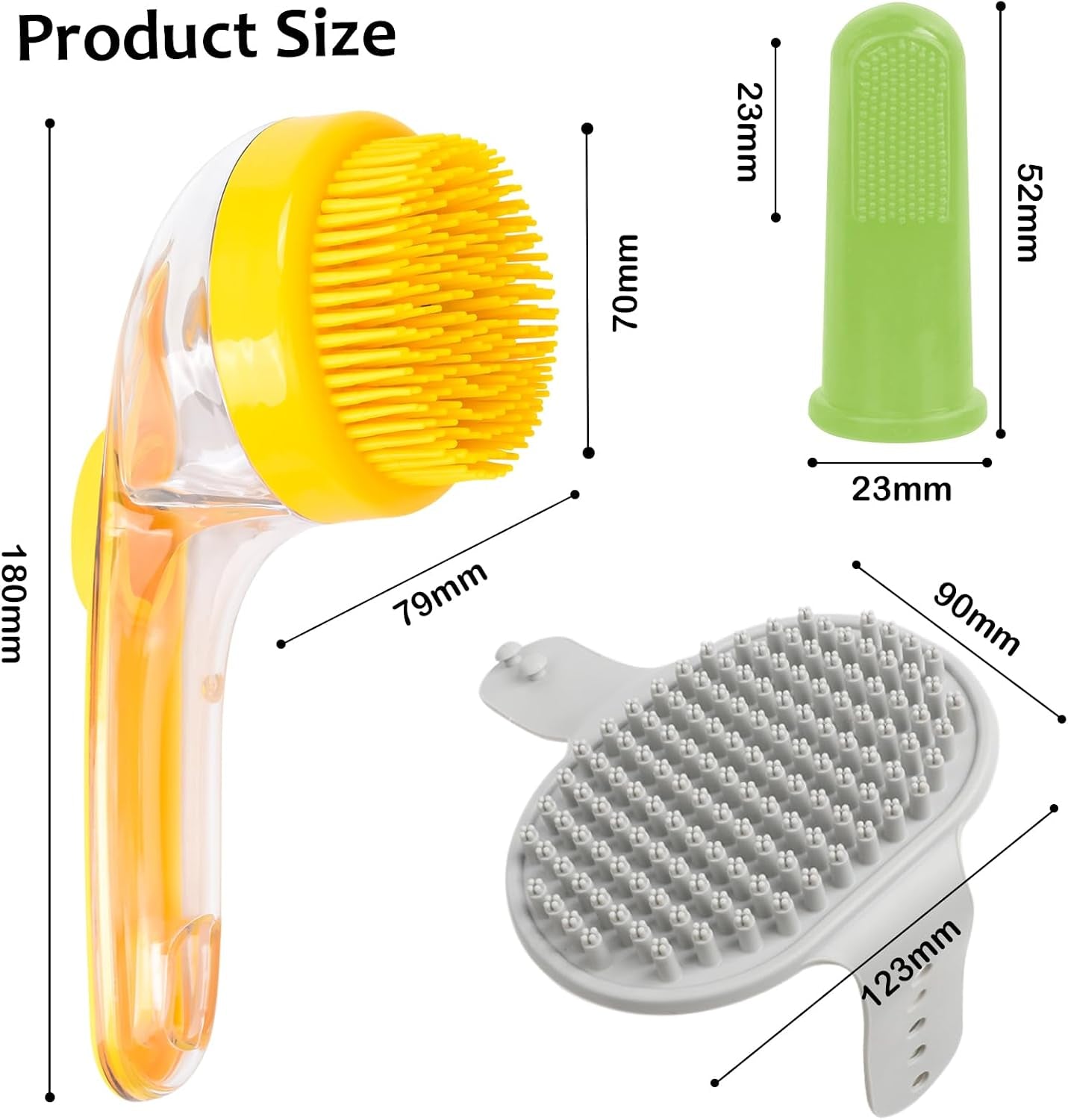6-pcs-elegx-pet-grooming-bath-massage-brush-with-soap-and-shampoo-dispenser-soft-silicone-bristle-for-long-short-haired-dogs-cats-shower