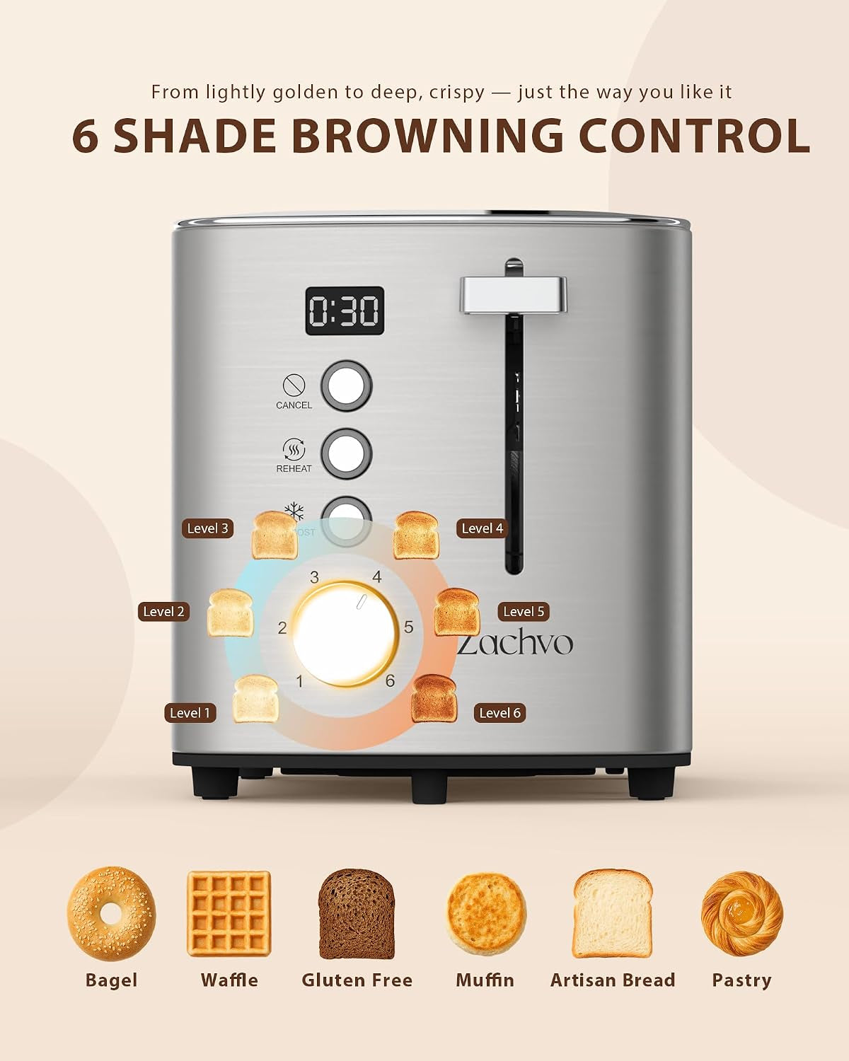 2-slice-toaster-with-countdown-timer-wide-slots-fits-thick-bread-bagel-6-browning-levels-defrost-reheat-cancel-removable-crumb-tray-compact-design-for-everyday-breakfast
