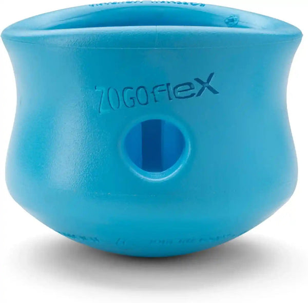 WEST PAW Zogoflex Toppl Interactive Treat Dispensing Puzzle Dog Toy for Mental Stimulation & Enrichment-Holds Kibble & Treats-Lickable, Freezable & Dishwasher Safe-Made in Usa-Large-Aqua Blue9