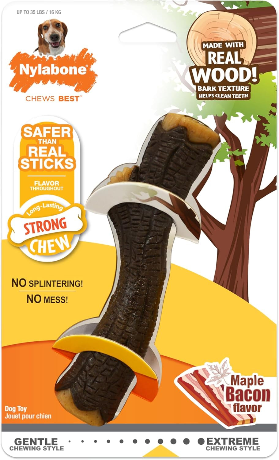 nylabone-strong-chew-stick-made-with-real-wood-dog-chew-toy-medium-bacon-flavor-medium-breeds-no-splintering-durable-chew-toys-long-lasting-helps-clean-teeth-medium-breeds-up-to-35-lbs