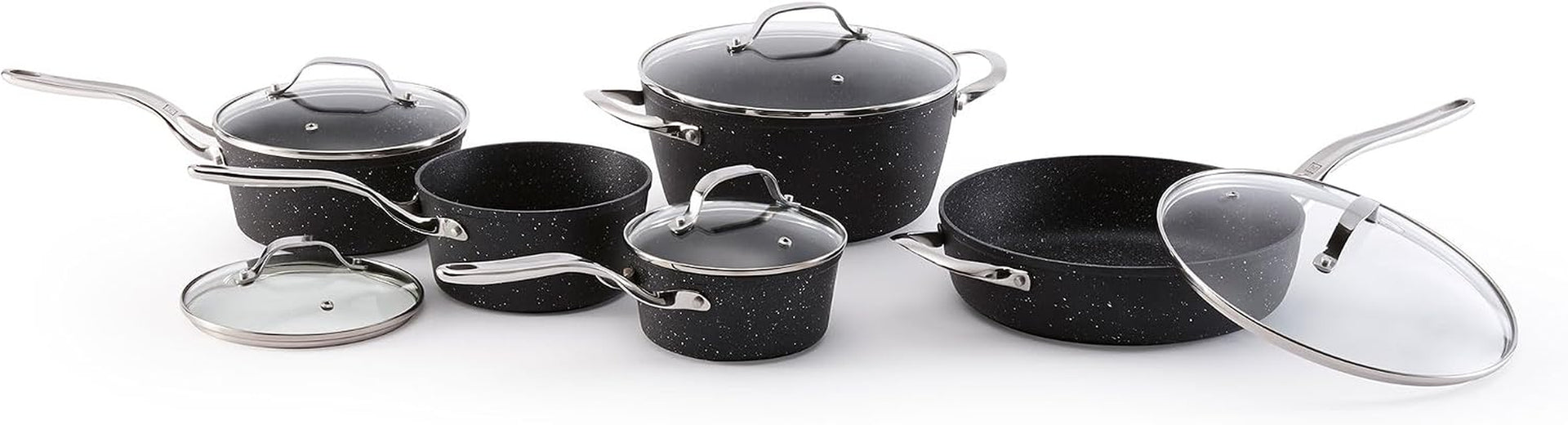 the-rock-10pc-non-stick-cookware-set-forged-aluminum-black-non-stick-saucepans-fry-pan-rock-tec-surface-oven-safe-even-heating-everyday-cookware-set