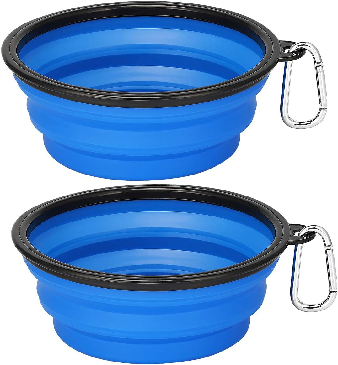 kytely-large-collapsible-dog-bowls-2-pack-34oz-foldable-dog-travel-bowl-portable-pet-water-food-bowl-with-clasp-pet-cat-feeding-cup-dish-for-traveling-walking-hiking-black-blue