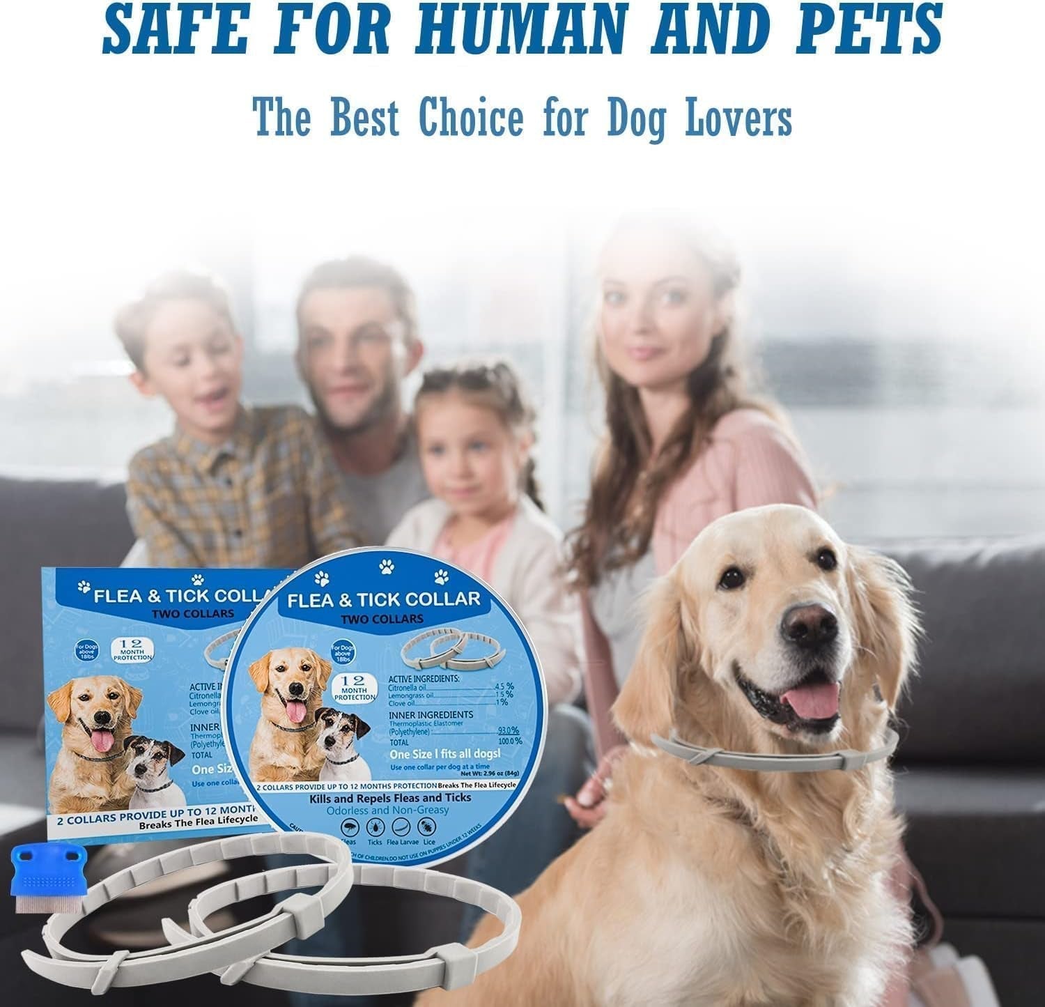 flea-collar-for-dogs-2-pack-collar-for-dogs-12-months-protection-waterproof-adjustable-one-size-fits-all-grey