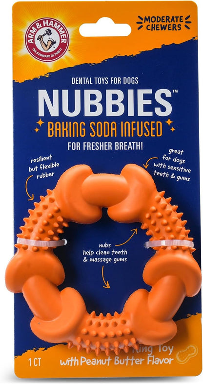 Arm and Hammer Nubbies T-Bone Dental Dog Chew Toy with Peanut Butter Flavor, TPR Nubs Clean Teeth and Gums, Durable Nylon Chew for Aggressive Chewers, Helps Reduce Plaque and Tartar13