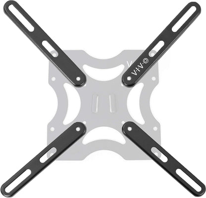 VIVO Steel VESA Extension Mount Adapter Brackets for Screens 32 to 55 Inch LCD LED TV, Conversion Plate Kit for VESA up to 400X400Mm (MOUNT-AD400B)1
