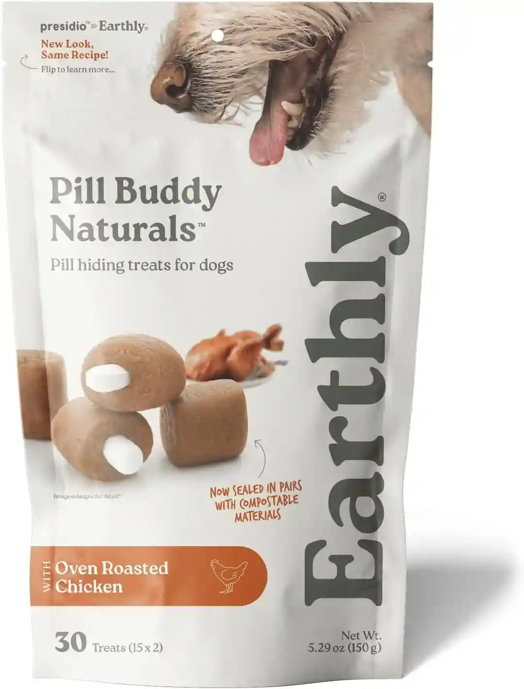 presidio-earthly-pill-buddy-naturals-pb-apple-recipe-pill-hiding-treats-for-dogs-make-a-perfect-pill-concealing-pocket-or-pouch-for-any-size-medication-30-servings