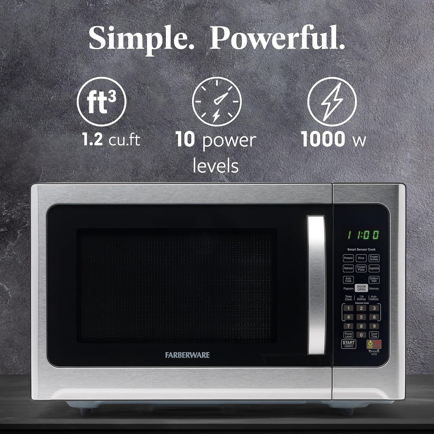 1-2-cu-ft-countertop-microwave-oven-1000-watts-power-smart-sensor-auto-cook-settings-defrost-easy-clean-and-child-safety-lock-stainless
