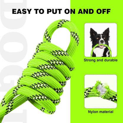 Lynxking Slip Lead Dog Leash Reflective, Heavy Duty Comfortable Strong Rope for Large Medium Small Dogs No Pull Pet Training (Light Green, Large 1/2In X 6Ft-Slip Lead)5