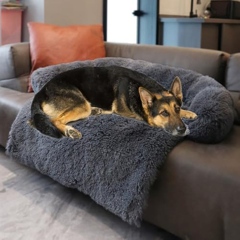 calming-dogs-cats-bed-mats-dog-pad-washable-removable-couch-cover-plush-long-fur-mat-for-pets-waterproof-lining-perfect-for-small-medium-and-large-dogs-and-cats-gradient-gray-36x31