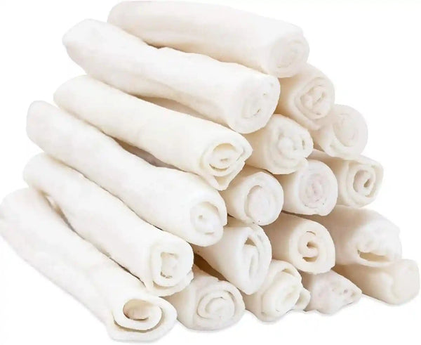MON2SUN Dog Rawhide Rolls Twist Sticks Chew Treats Natural Flavor 6.5 Inch 40 Count for Puppy and Small Dogs12