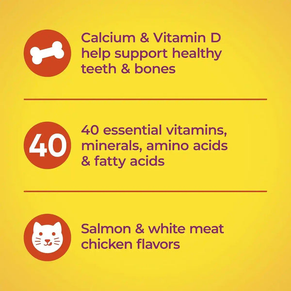 Meow Mix Tender Centers, Salmon & White Meat Chicken Flavors, Dry Cat Food, 20 Lb. Bag | Dry Cat Food with Two Texture Kibble, Meaty Center Surrounded by a Crunchy Outer Layer, Complete and Balanced Nutrition2