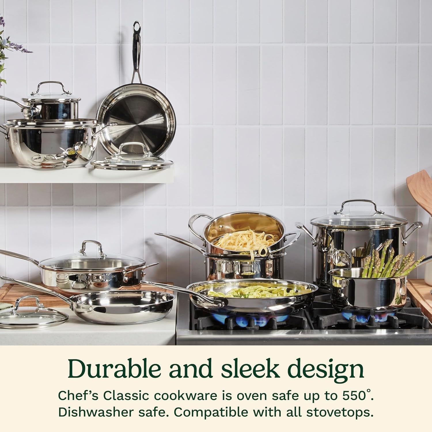 14-inch-stir-fry-pan-helper-handle-and-glass-cover-chefs-classic-stainless-steel-726-38h