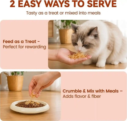 Soft Chicken & Shrimp Cat Treats Thin Slices Easy Chew 3.2 Oz | Thin Soft Slices for Kittens, Adults and Senior Cats; Easy-Chew Texture for Daily Rewarding3