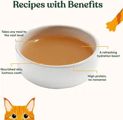 Made by Nacho Bone Broth Cat Food Topper for Hydration and Picky Eaters - Add Protein and Flavor to Your Dry Cat Food – Supports Optimal Nutrition, Digestion, Skin & Coat, 11 Oz. Turkey3
