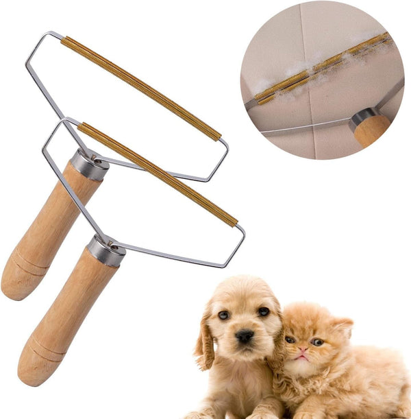 Pet Hair Remover, Deep Cleaning Dog Cat Hair Remover, Lint Cleaner Fur Removal Tool Portable Carpet Scraper Rake Fuzz Hairball Shaver Brush for Carpet, Car Mat, Couch, Pet Bed, Furniture, Rug (2)7