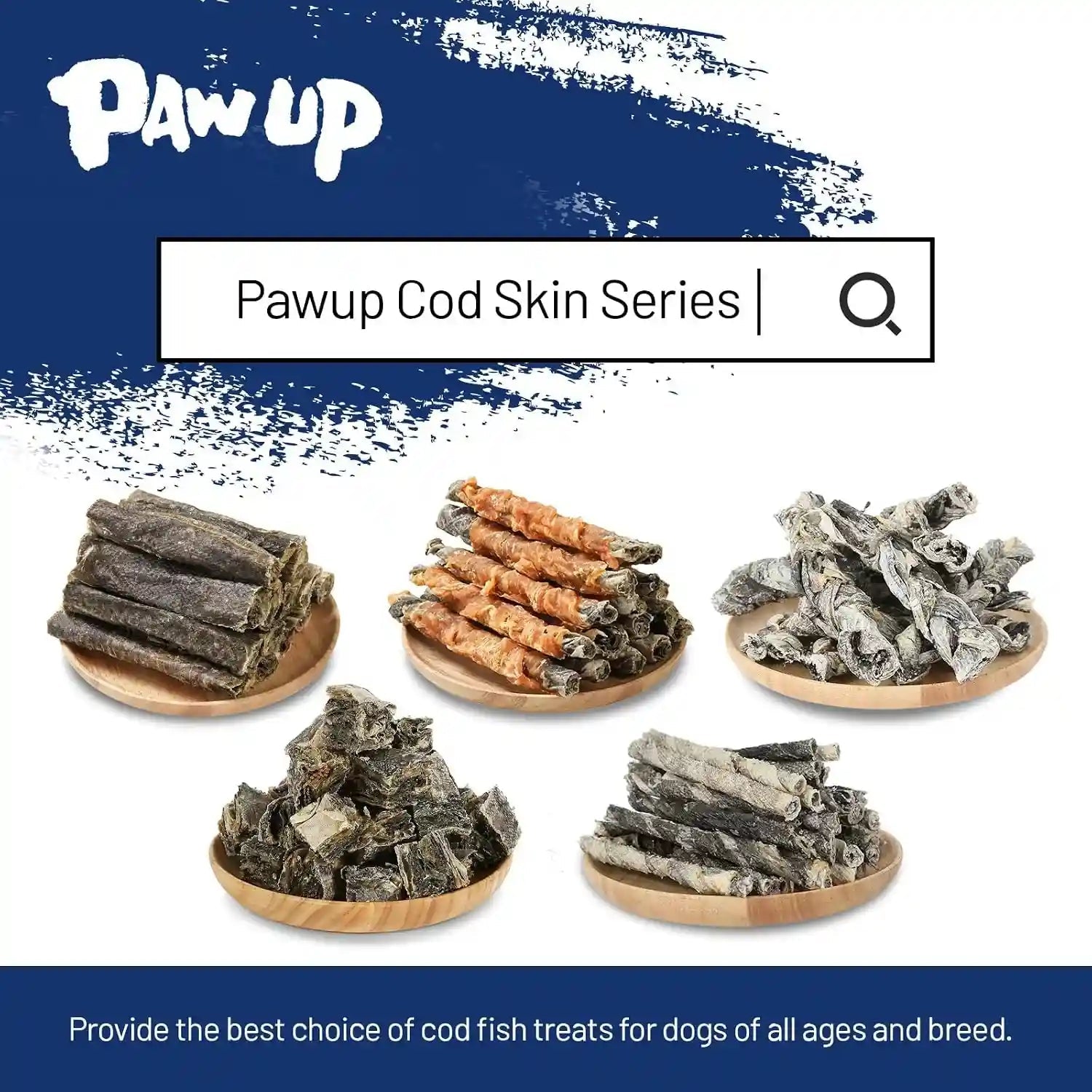 pawup-dog-treat-chicken-wrapped-cod-skins-fish-chews-rolls-for-medium-dogs-healthy-rawhide-free-12-5-oz