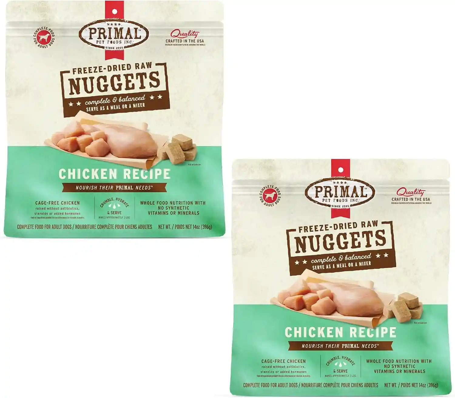 primal-freeze-dried-dog-food-nuggets-chicken-complete-balanced-meal-topper-or-treat-premium-healthy-grain-free-high-protein-raw-dog-food-14-oz-complete-balanced-nutrition-meal-topper-or-treat-grain-free-high-protein-no-synthetic-vitamins-minerals