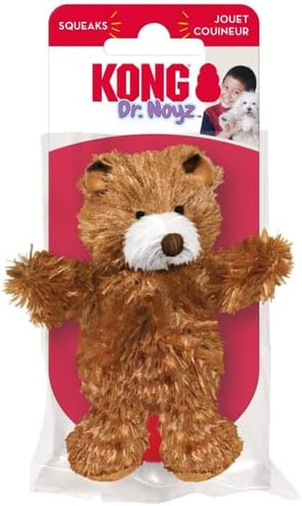 KONG Low Stuffing with Squeaker Dog Toy, X-Small, 3 Animals, Bear, Duck, Frog7