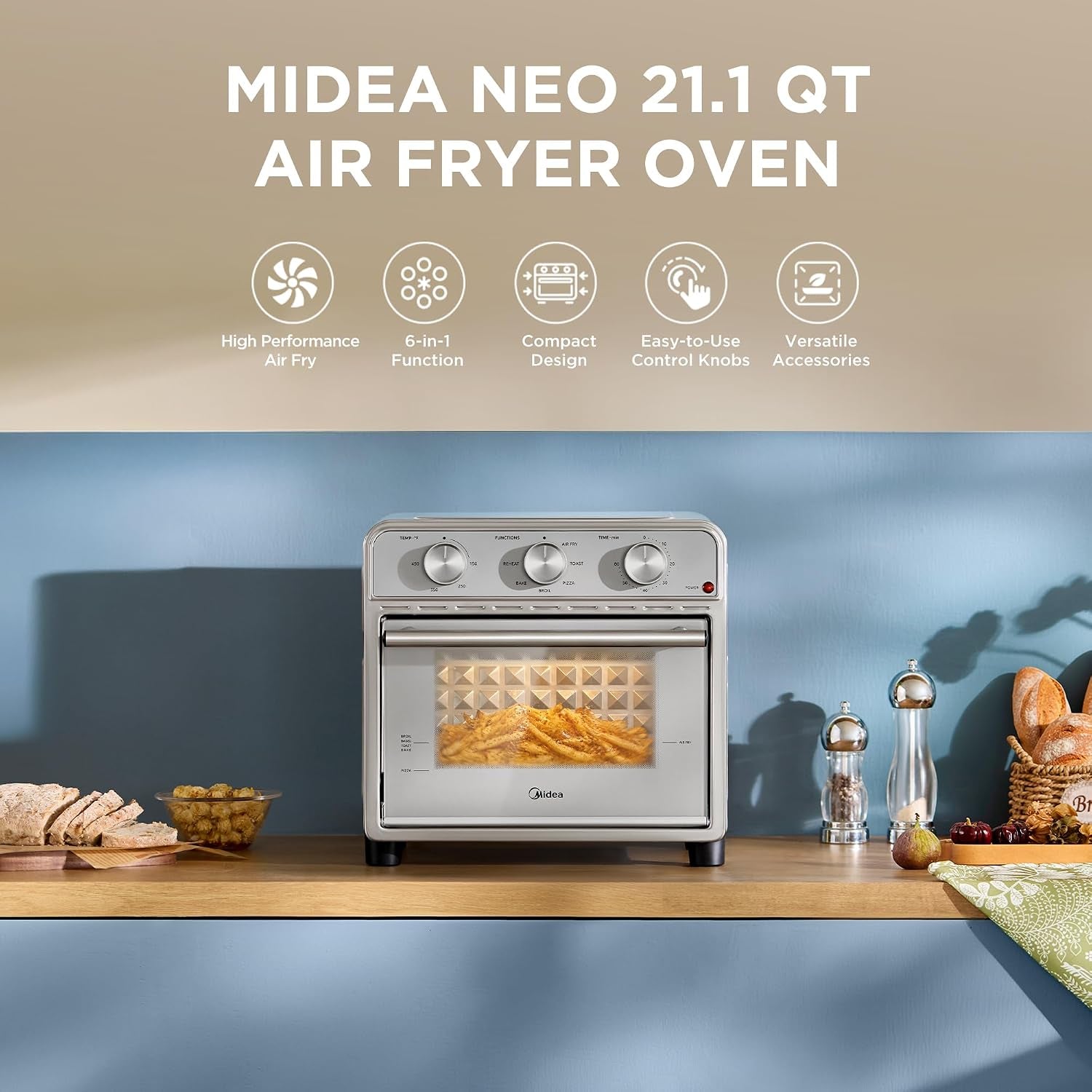 midea-neo-air-fryer-toaster-oven-combo-21-1-quarts-stainless-steel-with-air-fry-toast-pizza-broil-bake-and-reheat-functions